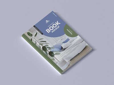 Free Tape Binding Book Mockup book cover mockup