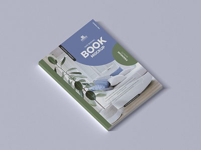 Free Tape Binding Book Mockup