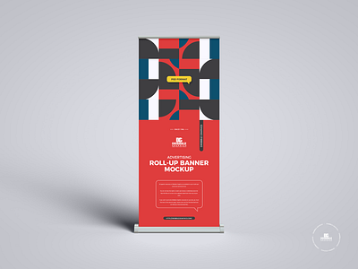 Free Roll-Up Banner Mockup banner mockup