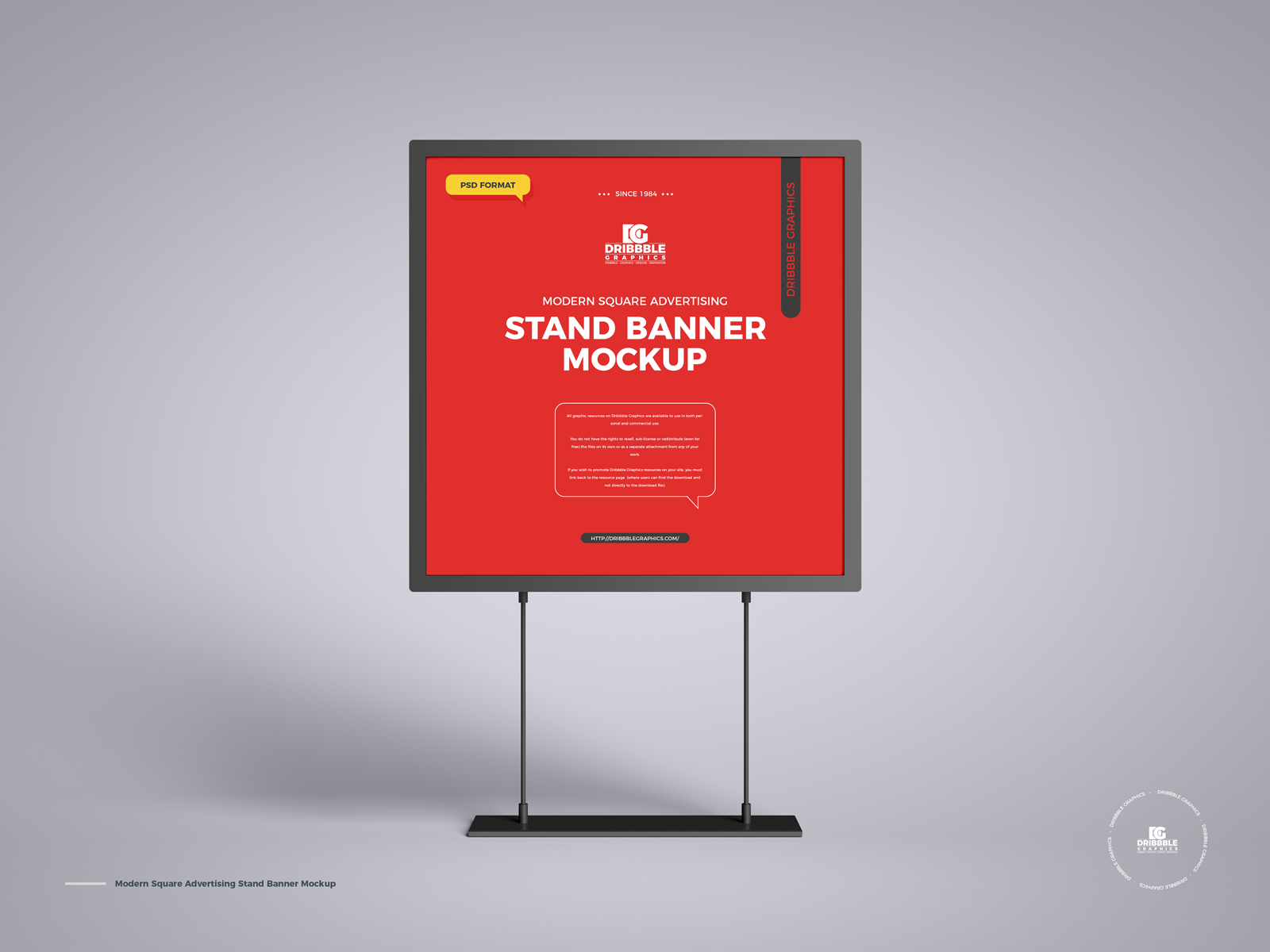 Four square posters mockups banners Royalty Free Vector