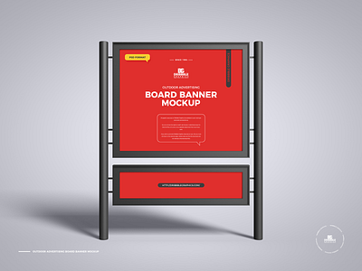 Free Board Banner Mockup board mockup