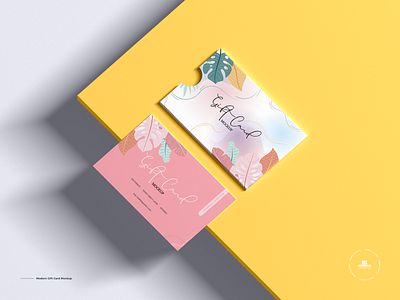 Free Gift Card Mockup