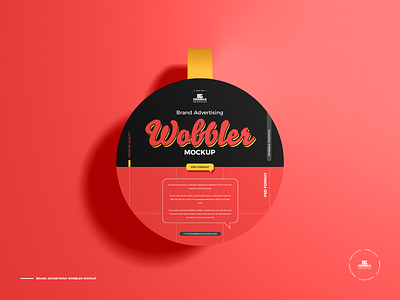 Free Wobbler Mockup wobbler mockup