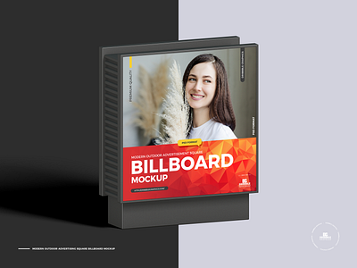 Free Square Billboard Mockup billboard mockup