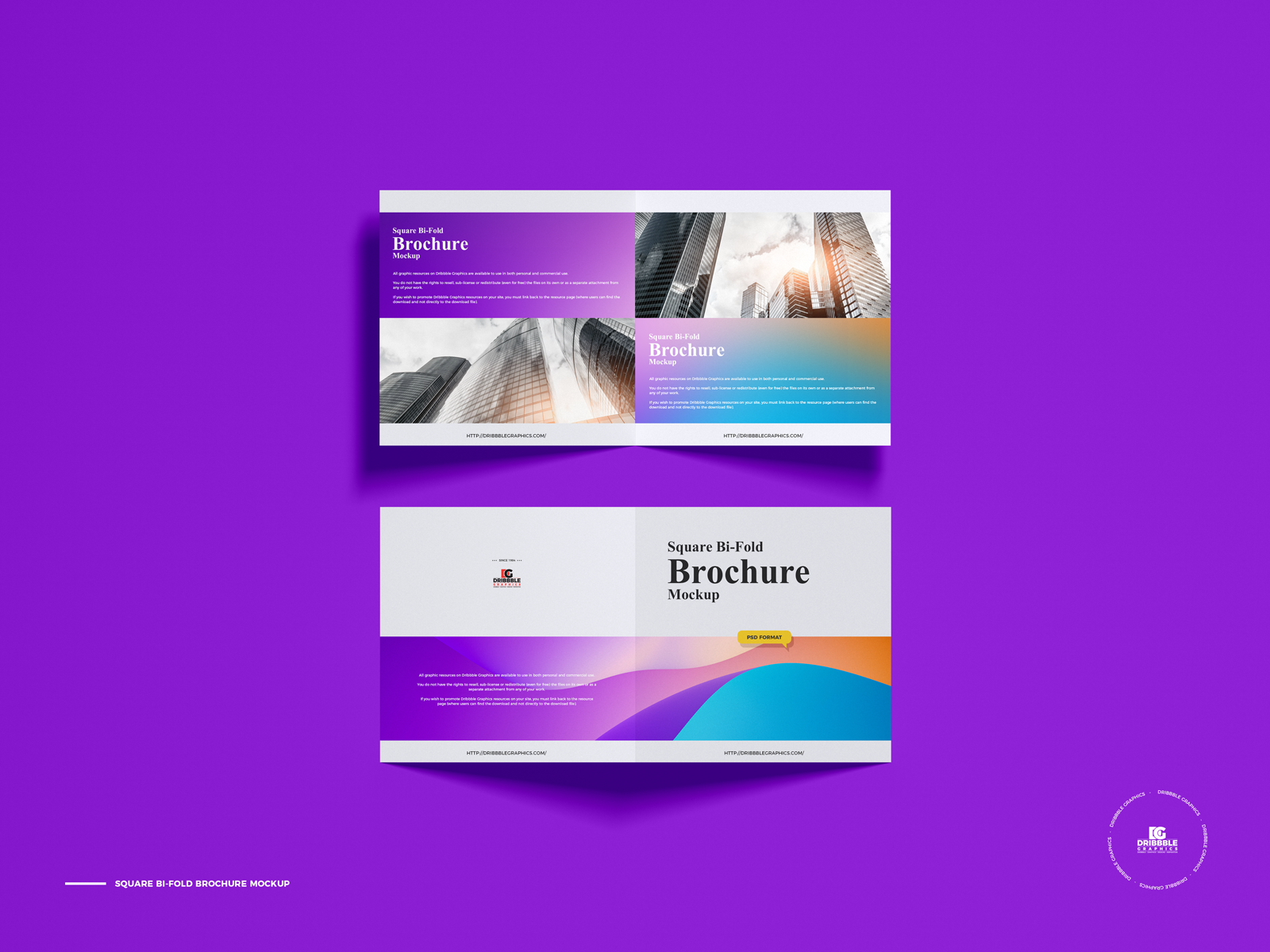 Free Square Brochure Mockup by Jessica Elle on Dribbble