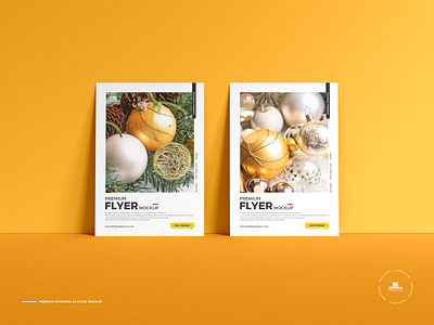 Free Premium Flyer Mockup poster mockup