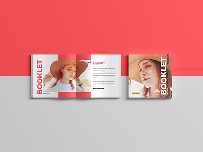 Free Square Booklet Mockup booklet mockup