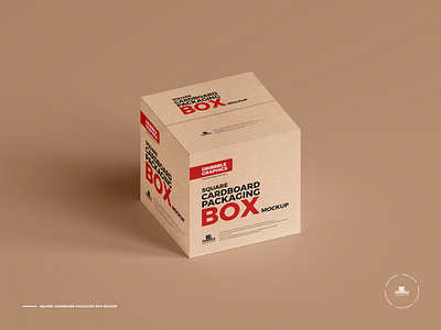 Free Cardboard Box Mockup packaging mockup