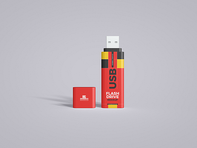 Free USB Flash Drive Mockup flash drive mockup