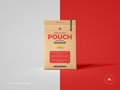 Free Craft Pouch Mockup packaging mockup