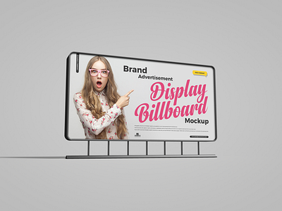 Free Display Billboard Mockup branding mockup