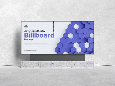 Free Advertising Billboard Mockup