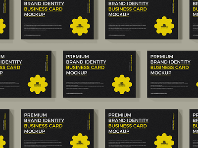 Free Premium Business Card Mockup business card