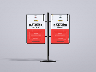 Free Premium Banner Mockup