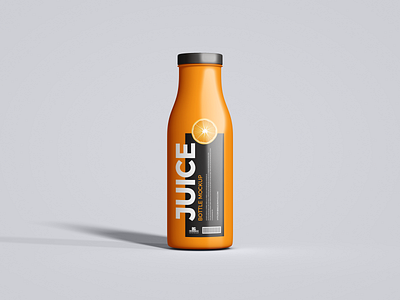 Free Juice Bottle Mockup