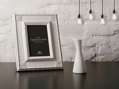 Free Sophisticated Photo Frame Mockup