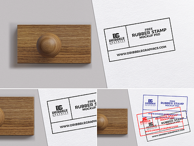 Free Rubber Stamp Mockup Psd 2018