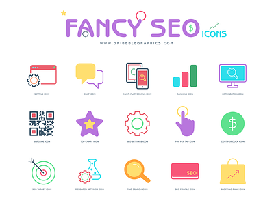 25 Free Flat Fancy Seo Icons 2018 ai download flat icons free icons freebie icons seo seo icons vector