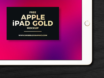 Free Apple iPad Gold Mockup 2018 free mockup free psd mockup freebie freebies ipad gold ipad gold mockup ipad mockup mockup mockup free mockup template psd mockup