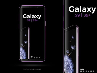 Free Samsung Galaxy S9 & S9+ Mockup free mockup freebie galaxy s9 mockup psd samsung samsung galaxy s9 ui ux