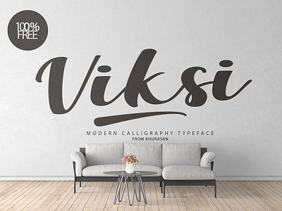 Free Viksi Script Typeface 2018