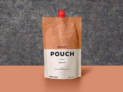 Free Spout Pouch Mockup PSD best branding free free mockup freebie mockup mockup free mockup psd packaging pouch mockup