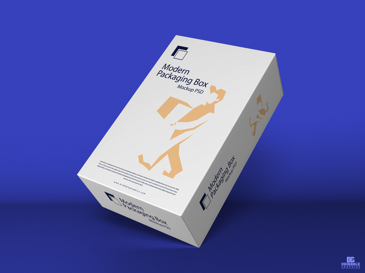 Download Free Modern Packaging Box Mockup Psd By Jessica Elle On Dribbble 3D SVG Files Ideas | SVG, Paper Crafts, SVG File