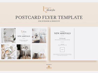 Free Interior Postcard Flyer Psd Template flyer flyer design flyer template flyer templates free template freebie interior interior flyer psd template design templates