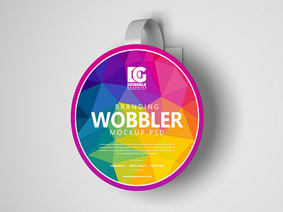 Free Branding Wobbler Mockup Psd