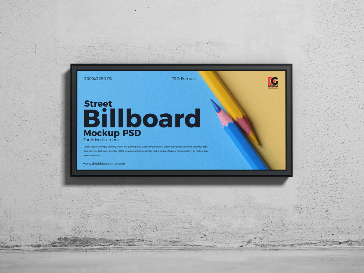 Free Street Billboard Mockup Psd By Jessica Elle Dribbble Free Street Billboard Mockup Psd Template Branding