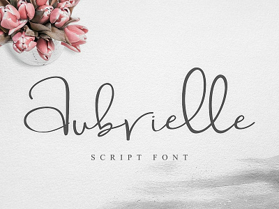 Free Aubrielle Script Font Demo calligraphy calligraphy font download font free free font freebie lettering script script font script lettering typography