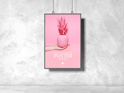 Free Indoor Hanging Poster Mockup Design advertising branding download free free mockup free psd mockup freebie freebies mock up mockup mockup free mockup psd mockup template poster poster design poster mockup psd psd mockup