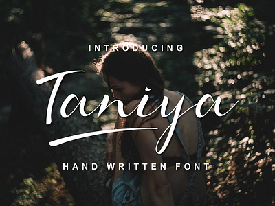 Free Taniya Handwritten Font Demo