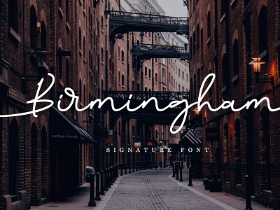 Birmingham Signature Script Font Free Demo calligraphy font fonts free font freebie freebies lettering script font script fonts signature font signature fonts