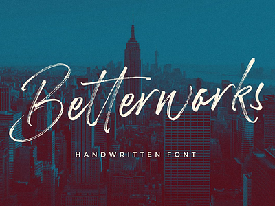 Betterwork Handwritten Script Demo Free design download font font design free font free fonts freebie handwritten font lettering quotes script font