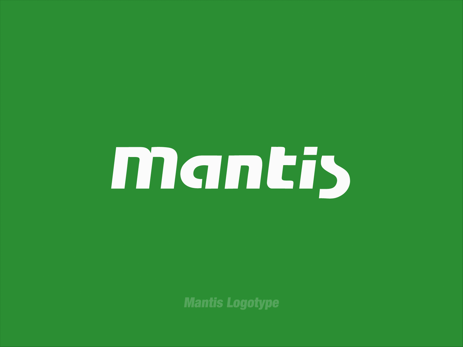 Mantis Logotype brand identity logo logo design logotype typography workmark