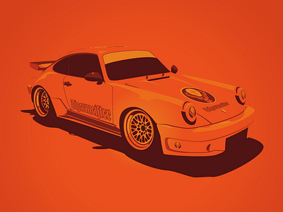 Jagermeister Tribute Porsche 911 Race Car