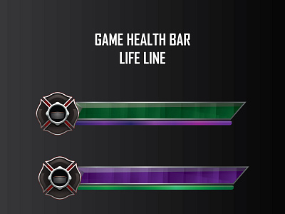 Game Health bar / Life Line by Sardar Waqar Khan on Dribbble