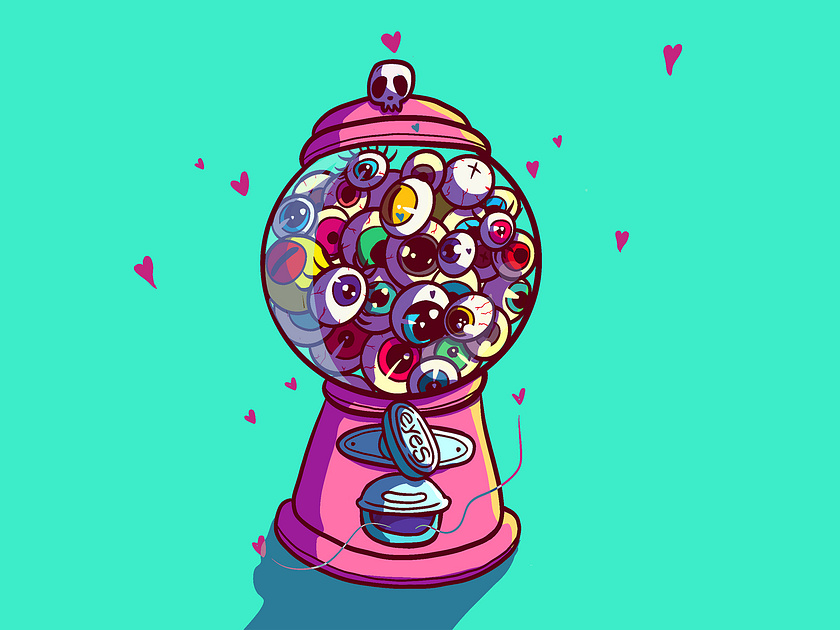Bubblegum Machine designs, themes, templates and downloadable graphic