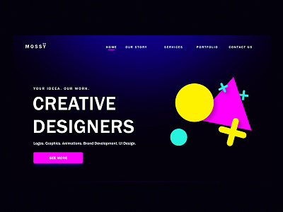 Landing Page for Graphic Studio landing page