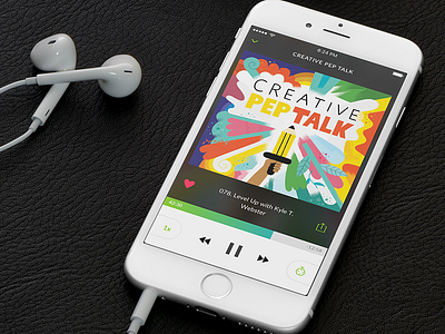 Podcast Audio Player audio clean minimal player podcast ui user experience user interface ux