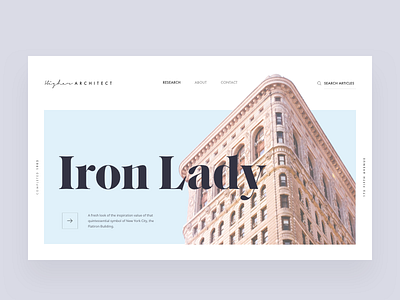 Architecture blog article hero layout architect architecture article clean design editorial grid hierarchy layout light minimal minimalist typography ui visual web design website white