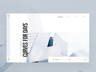 Project Hero architect architecture article clean design editorial grid hierarchy layout light minimal minimalist typography ui visual web design website white