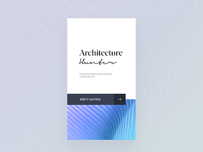 Architecture Hunter Mobile App app architect architecture article clean design editorial grid hierarchy layout light minimal minimalist mobile typography ui visual web design website white