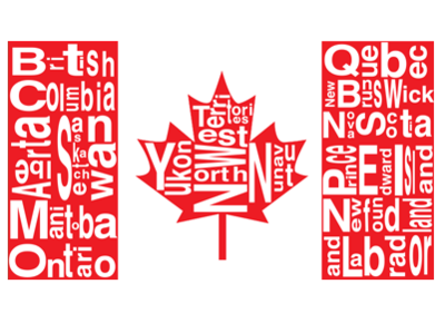 Canada Flag adobeillustrator canada canadian flag design graphic design illustration illustrator lettering art typography typographydesign vector