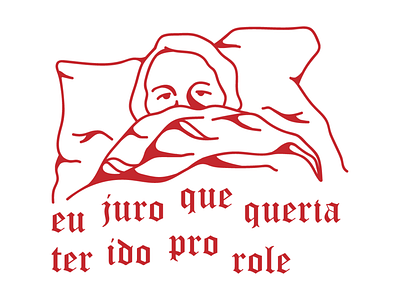 Sleepy and lazy .ai brazil design draw gothic illsutration illustration lazy red sad sadboy sleep sleeping at last sleeping bag typography