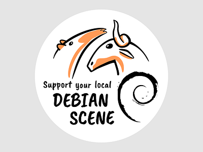 Support Debian brazil crypto debian foss gnu illustration inkscape kde linux mozilla opensource tor ubuntu vector