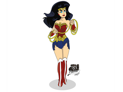 Wonder Woman cartoon fanart justiceleague wonderwoman