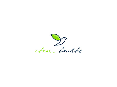 Eden Boards Logo Design adobe illustrator logo logodesign logotype minimalistdesign