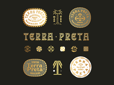 Terra Preta badge brand brand design branding design identity illustration label logo logodesign mark stamp vintage